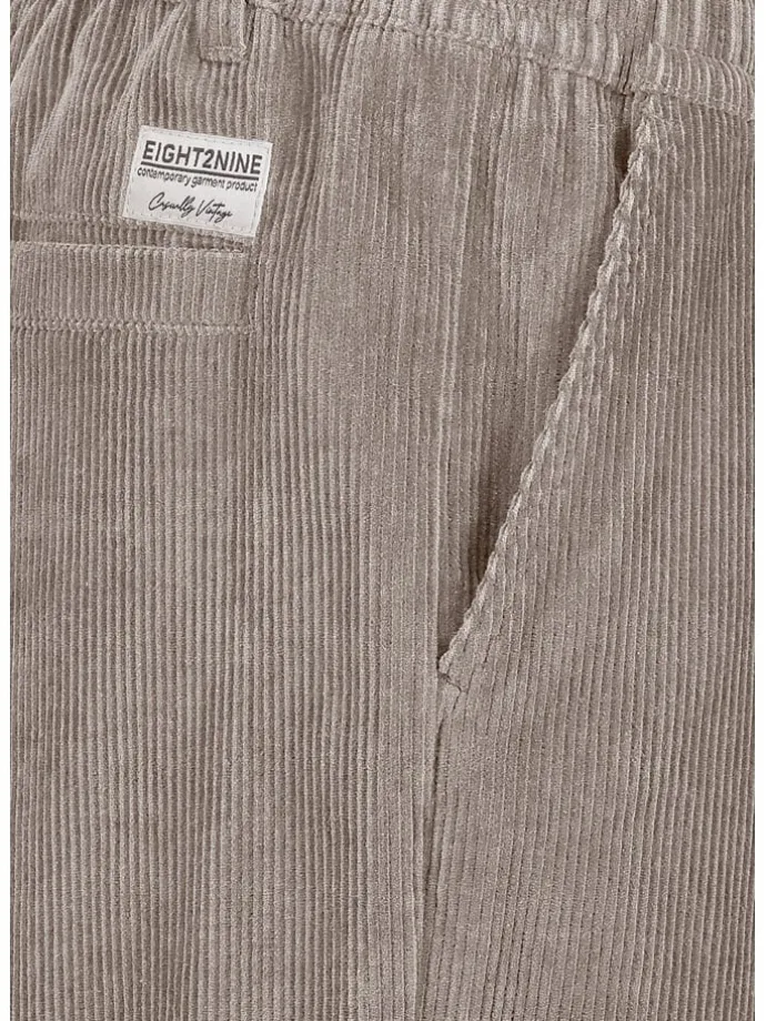 Cordhose in Taupe