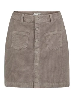 Cordrock in Taupe