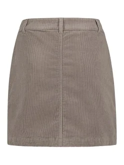 Cordrock in Taupe
