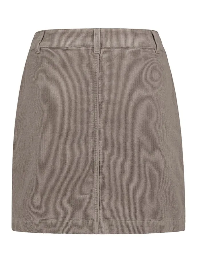Cordrock in Taupe