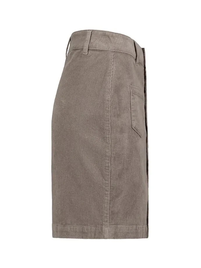Cordrock in Taupe