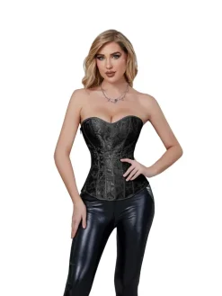Corsage in Schwarz