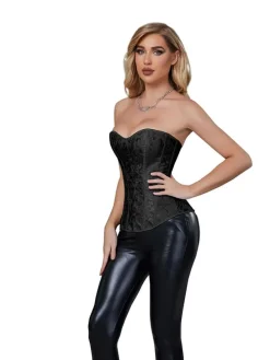 Corsage in Schwarz