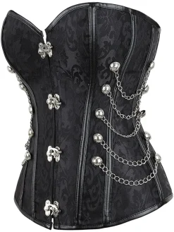 Corsage in Schwarz