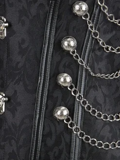 Corsage in Schwarz