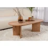 Couchtisch ''Sable'' in Hellbraun - (B)119 x (H)39,8 x (T)60 cm