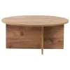 Couchtisch "Soleil" in Hellbraun - (H)40 x Ø 90 cm