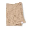 Crinkled Blanket - Blushing Pink in Rosa 120 x 120cm