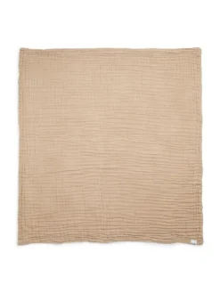 Crinkled Blanket - Blushing Pink in Rosa 120 x 120cm