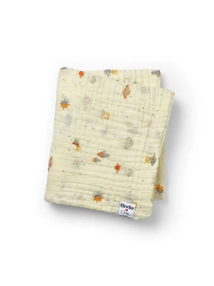 Crinkled Blanket - Playground Spaceland in Bunt 120 x 120cm