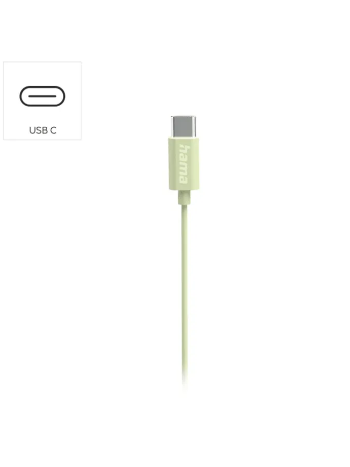 Curly, In-Ear, USB-C, Grün in Grün
