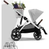 Cybex Gazelle S Kinderwagen - Farbe: Stone Grey / Gestell Silver