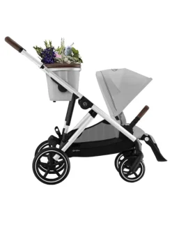 Cybex Gazelle S Kinderwagen - Farbe: Stone Grey / Gestell Silver