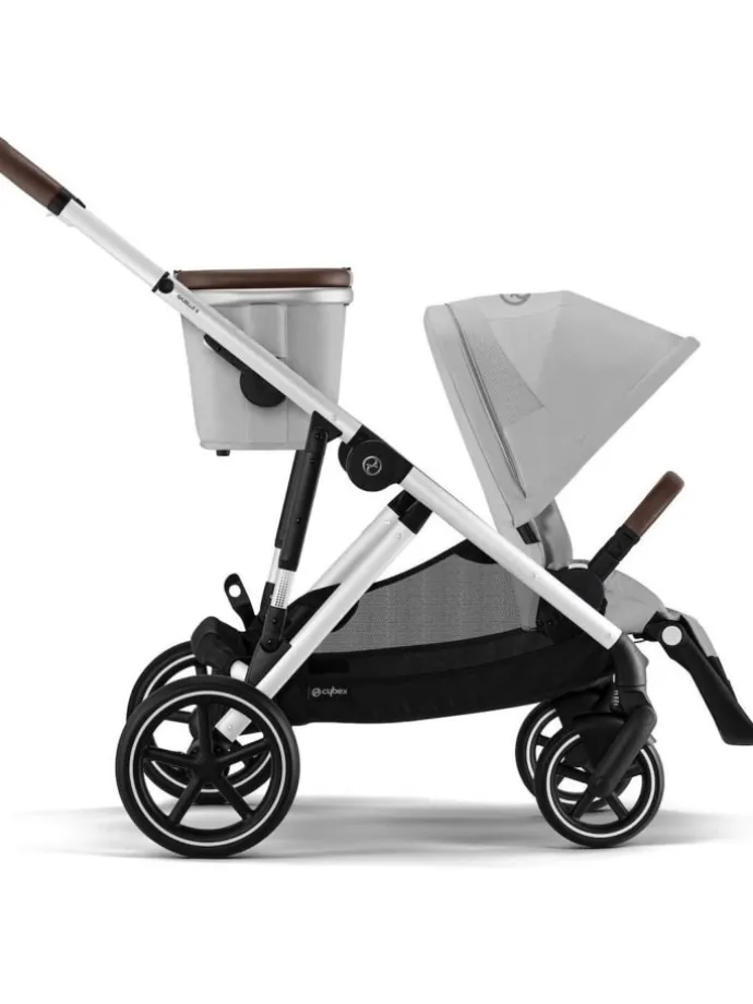 Cybex Gazelle S Kinderwagen - Farbe: Stone Grey / Gestell Silver