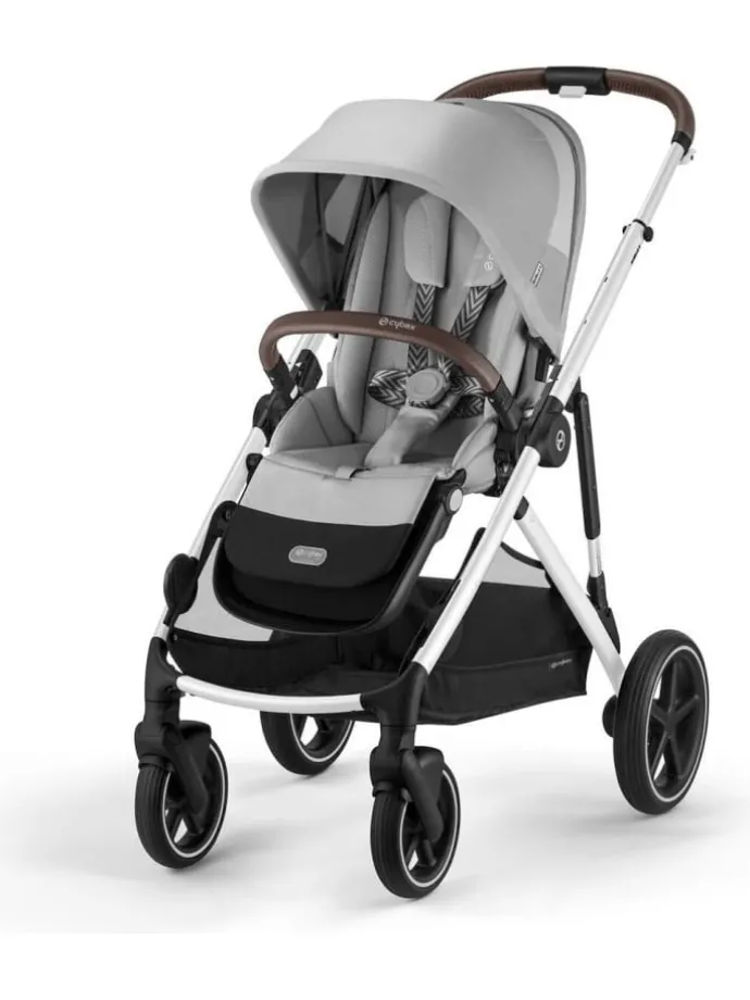 Cybex Gazelle S Kinderwagen - Farbe: Stone Grey / Gestell Silver