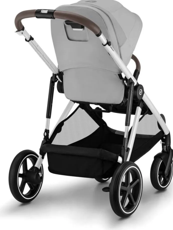Cybex Gazelle S Kinderwagen - Farbe: Stone Grey / Gestell Silver