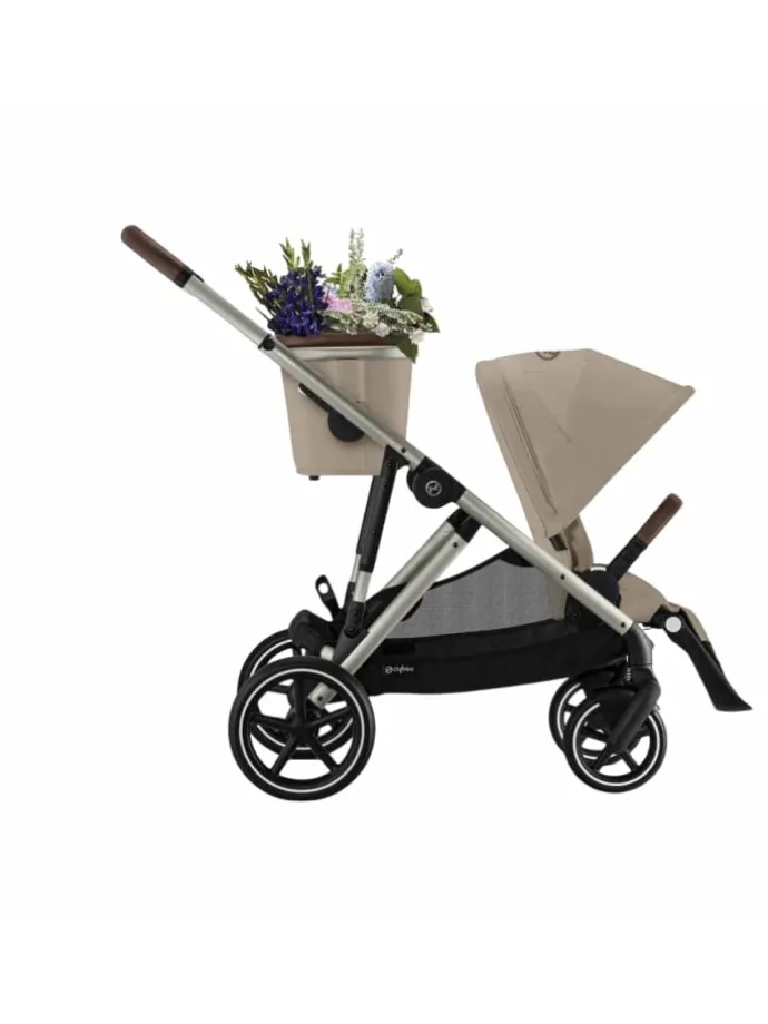 Cybex Gazelle S Kinderwagen - Farbe: Almond Beige / Gestell Taupe