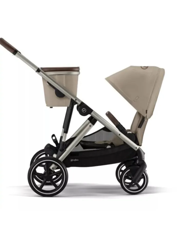 Cybex Gazelle S Kinderwagen - Farbe: Almond Beige / Gestell Taupe