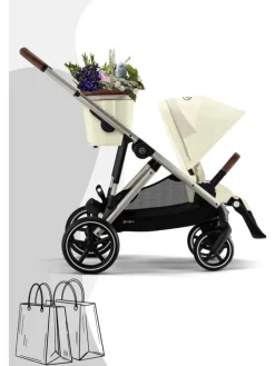 Cybex Gazelle S Kinderwagen - Farbe: Seashell Beige / Gestell Taupe