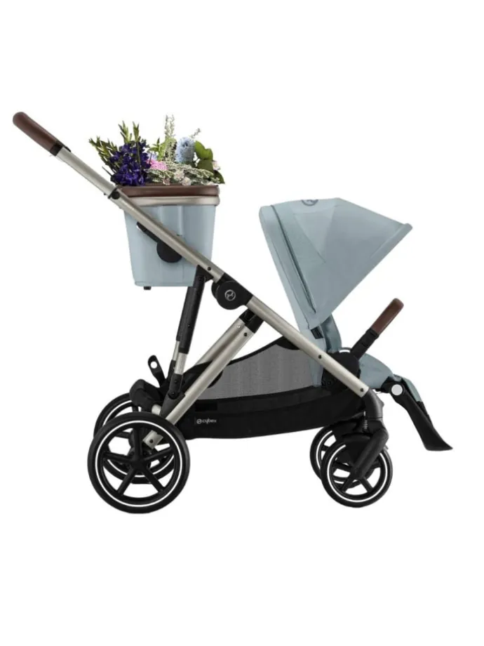 Cybex Gazelle S Kinderwagen - Farbe: Stormy Blue / Gestell Taupe