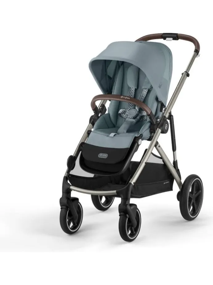 Cybex Gazelle S Kinderwagen - Farbe: Stormy Blue / Gestell Taupe