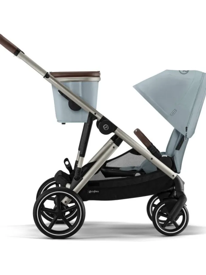 Cybex Gazelle S Kinderwagen - Farbe: Stormy Blue / Gestell Taupe