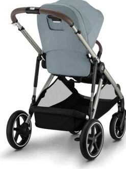 Cybex Gazelle S Kinderwagen - Farbe: Stormy Blue / Gestell Taupe
