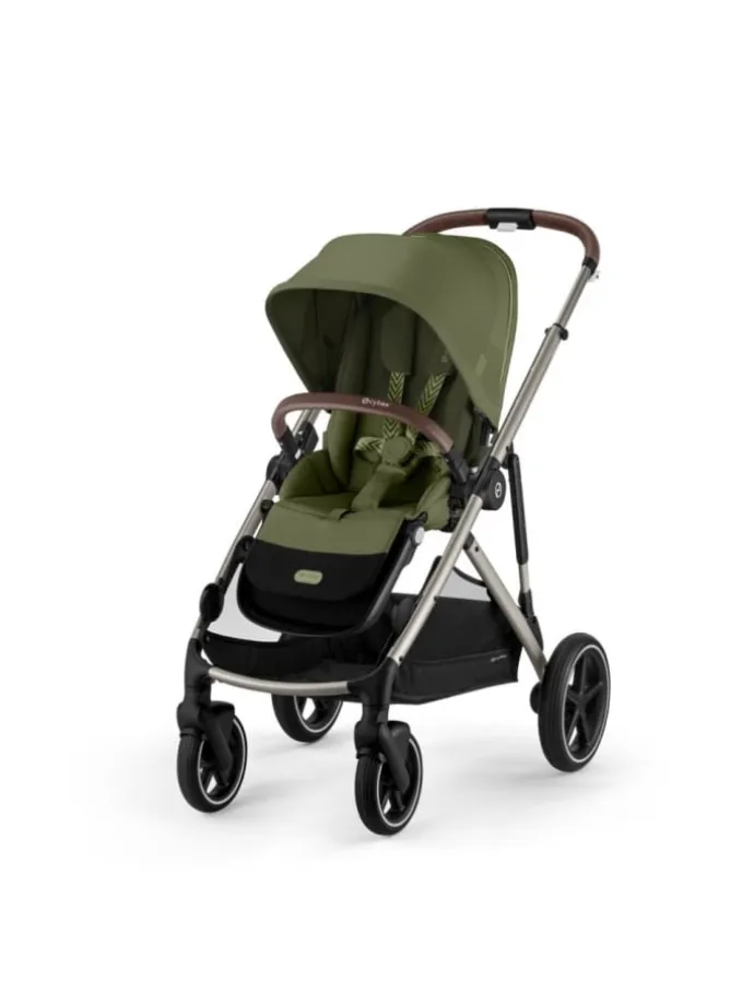 Cybex Gazelle S Kinderwagen - Farbe: Moos Green / Gestell Taupe