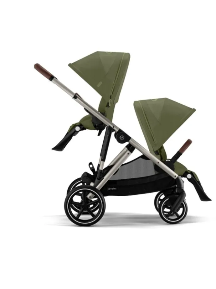 Cybex Gazelle S Kinderwagen - Farbe: Moos Green / Gestell Taupe