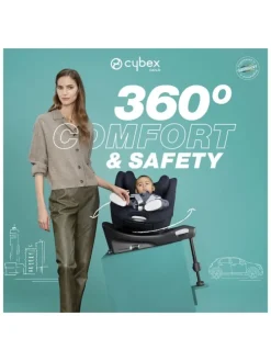 Cybex Sirona Gi i-Size Reboard Kindersitz - Farbe: Fog Grey