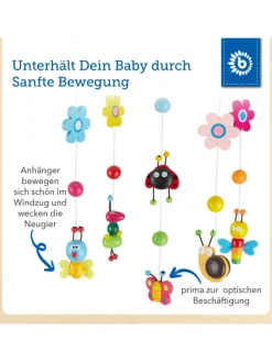 3D Baby Mobile Käferchen Holz - ab Geburt in mehrfarbig