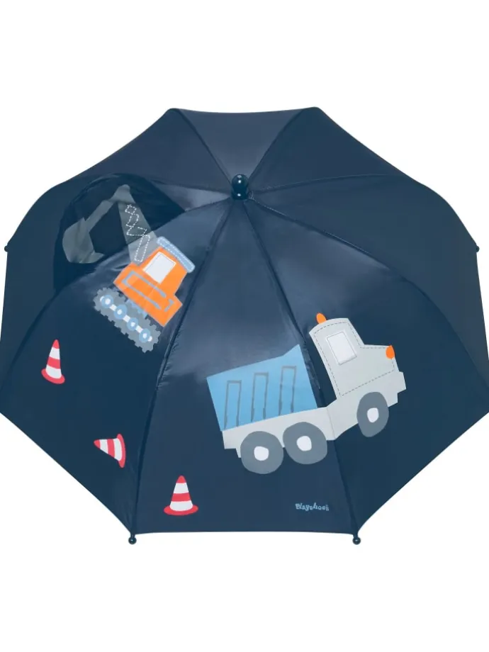 3D Regenschirm Baustelle in Marine