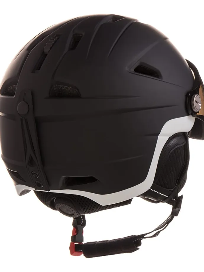 Damen-Ski-/ Snowboardhelm in Schwarz/ Braun/ Bunt