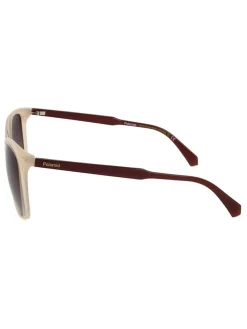 Damen-Sonnenbrille in Beige/ Braun