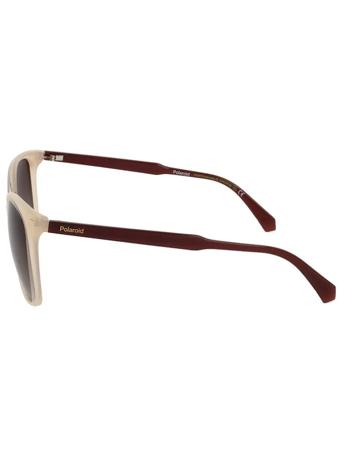 Damen-Sonnenbrille in Beige/ Braun