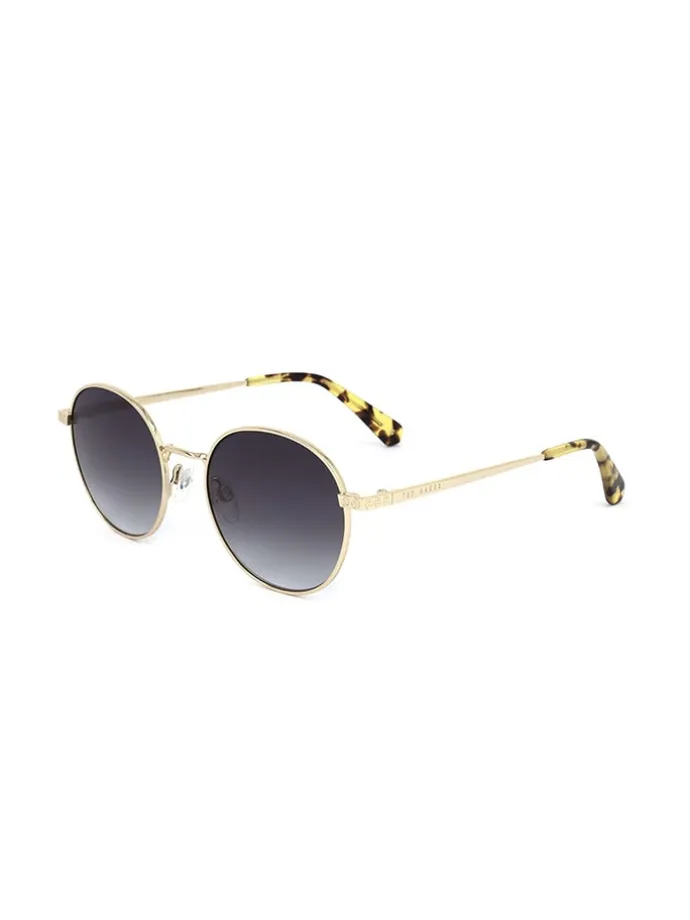 Damen-Sonnenbrille in Gold/ Schwarz