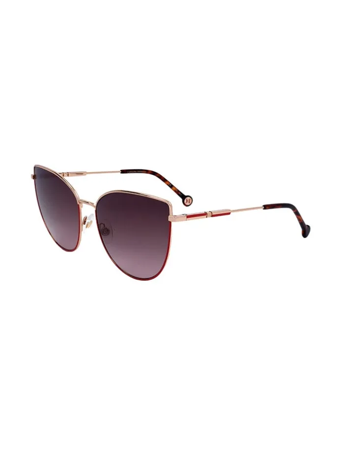 Damen-Sonnenbrille in Gold/ Lila