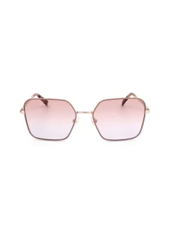 Damen-Sonnenbrille in Gold/ Rosa