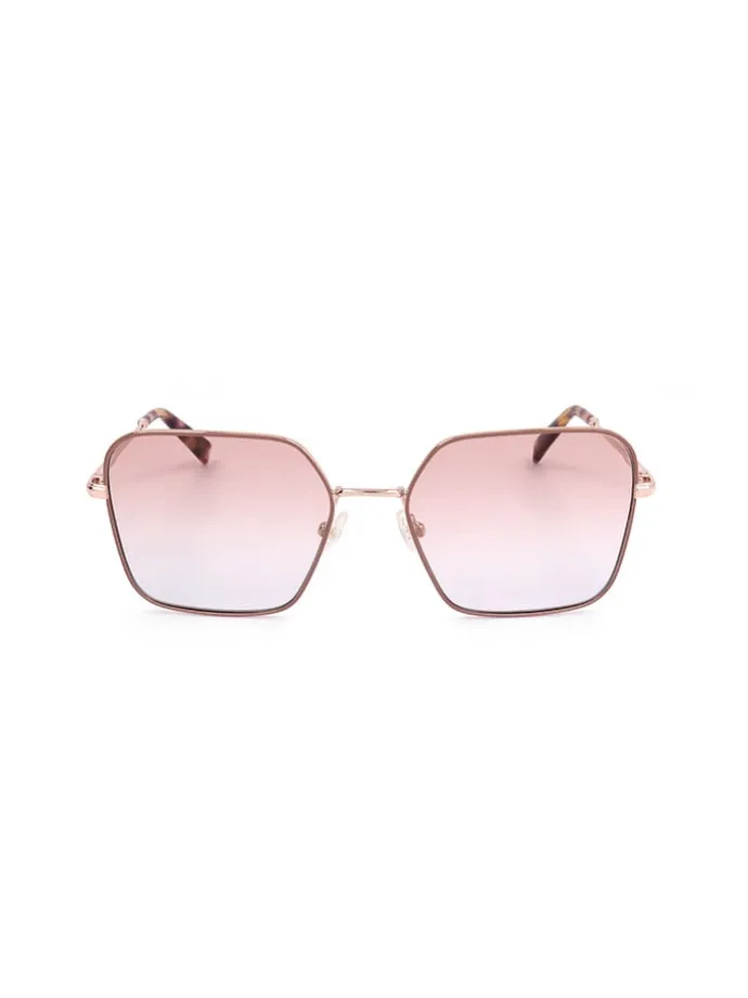 Damen-Sonnenbrille in Gold/ Rosa