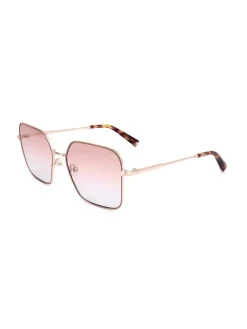 Damen-Sonnenbrille in Gold/ Rosa