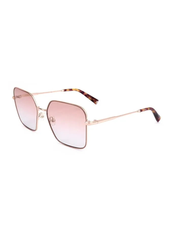 Damen-Sonnenbrille in Gold/ Rosa