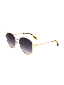 Damen-Sonnenbrille in Gold/ Grau
