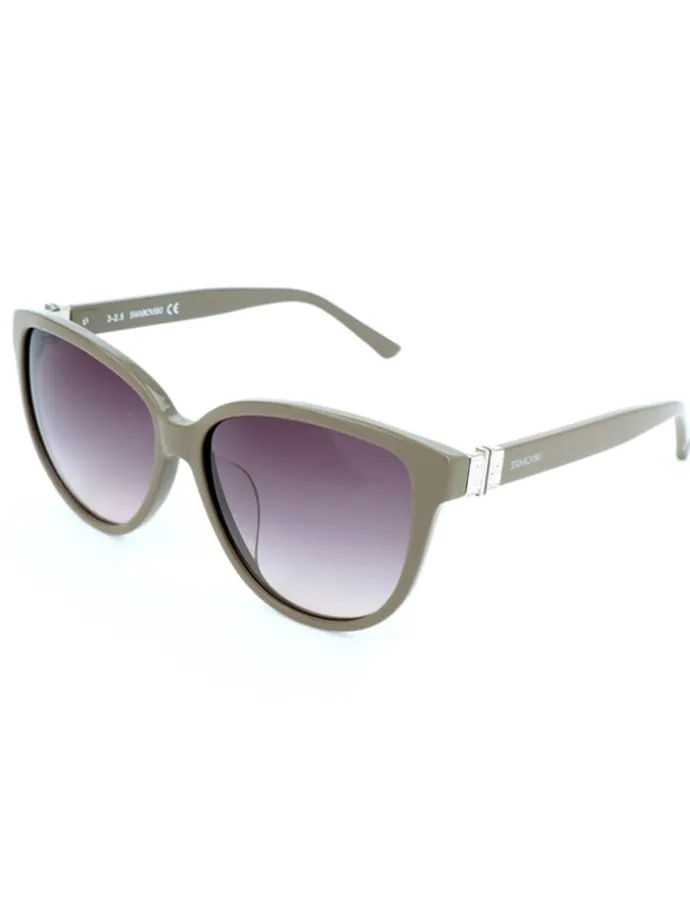 Damen-Sonnenbrille in Grau/ Lila
