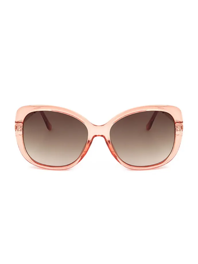 Damen-Sonnenbrille in Rosa/ Braun