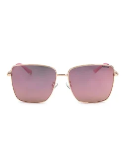 Damen-Sonnenbrille in Roségold/ Rosa
