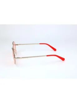Damen-Sonnenbrille in Silber/ Rosa