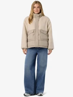 Daunenjacke in Beige