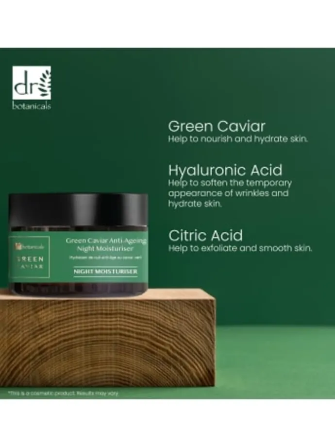 DB Green Caviar & Arganöl Feuchtigkeitscreme für die Nacht 50ml