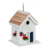 Deko Vogelhaus in Bunt - (B)18 x (H)23,5 x (T)18 cm