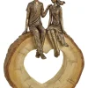 Dekofigur in Hellbraun - (B)20 x (H)28 x (T)6 cm